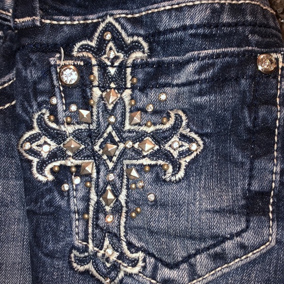 Miss Me Cuffed Jeans Crop size 25 (JE534OC2) - Picture 10 of 11